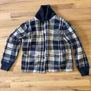 J. Crew Men’s cotton knit chore jacket/sweater